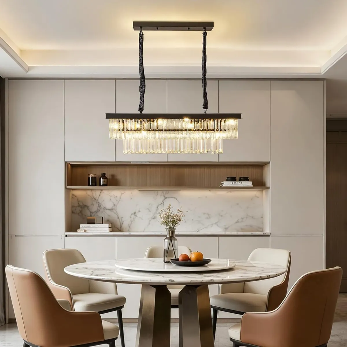 Modern Crystal Chandelier Lighting 8 Lights - Image 4