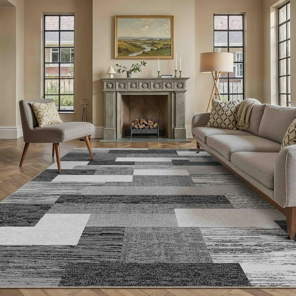 Rugs Living Room Area Rug Washable Bedroom - Image 1