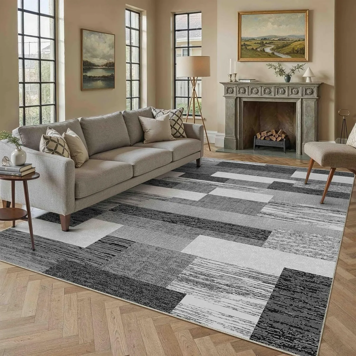 Rugs Living Room Area Rug Washable Bedroom - Image 3