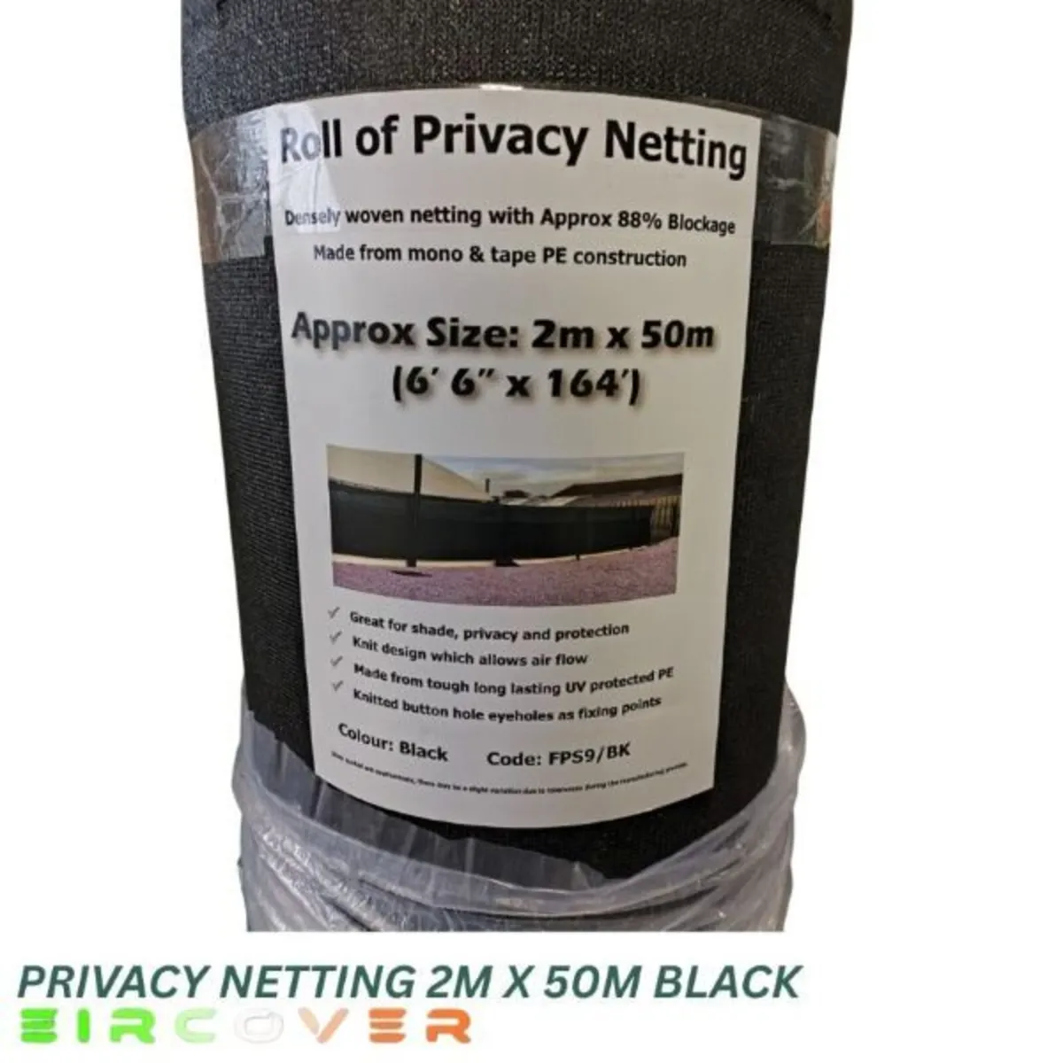 Privacy Fence Screens 2m x 50m (6.5'x164')170 gsm - Image 1