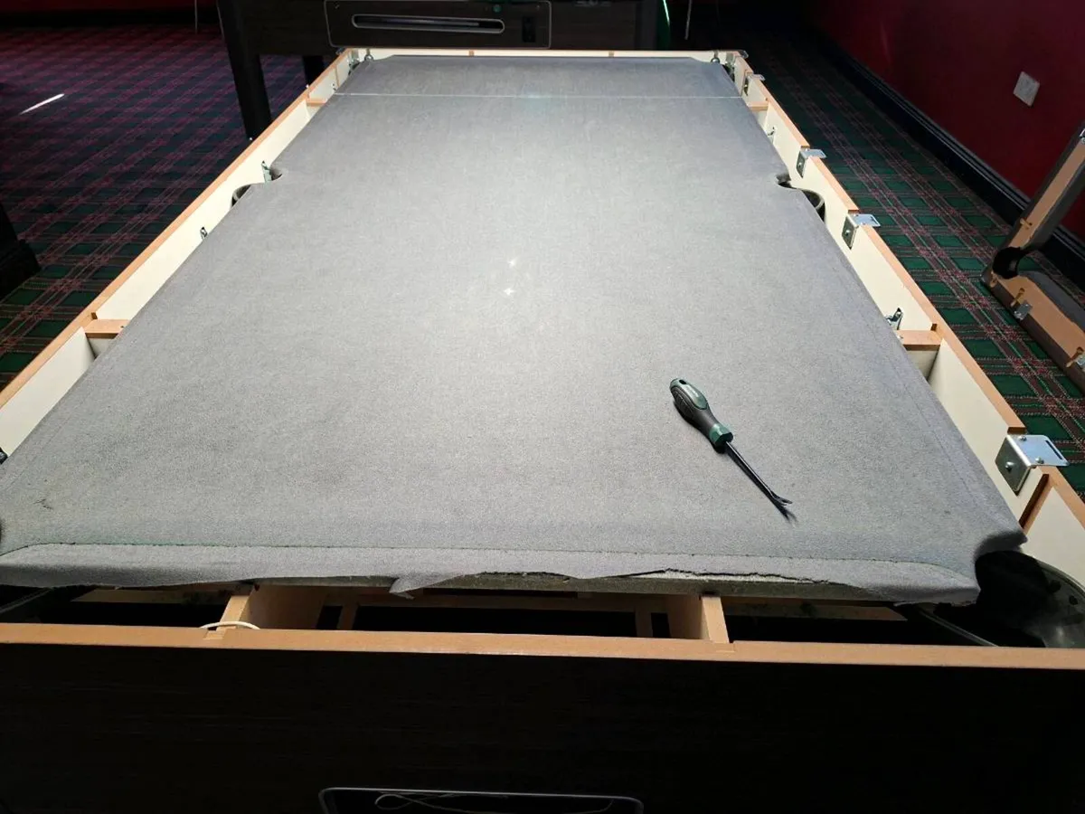 12 x 6 ft snooker table. 
Complete. 
Disassembled. - Image 2