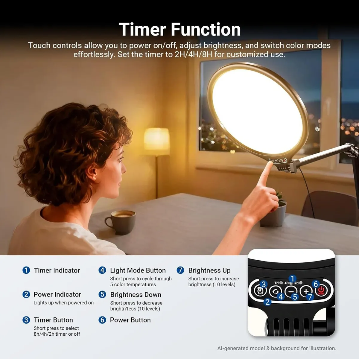 Basics 10.5" Streaming Key Lighting -6500K 15W - Image 4