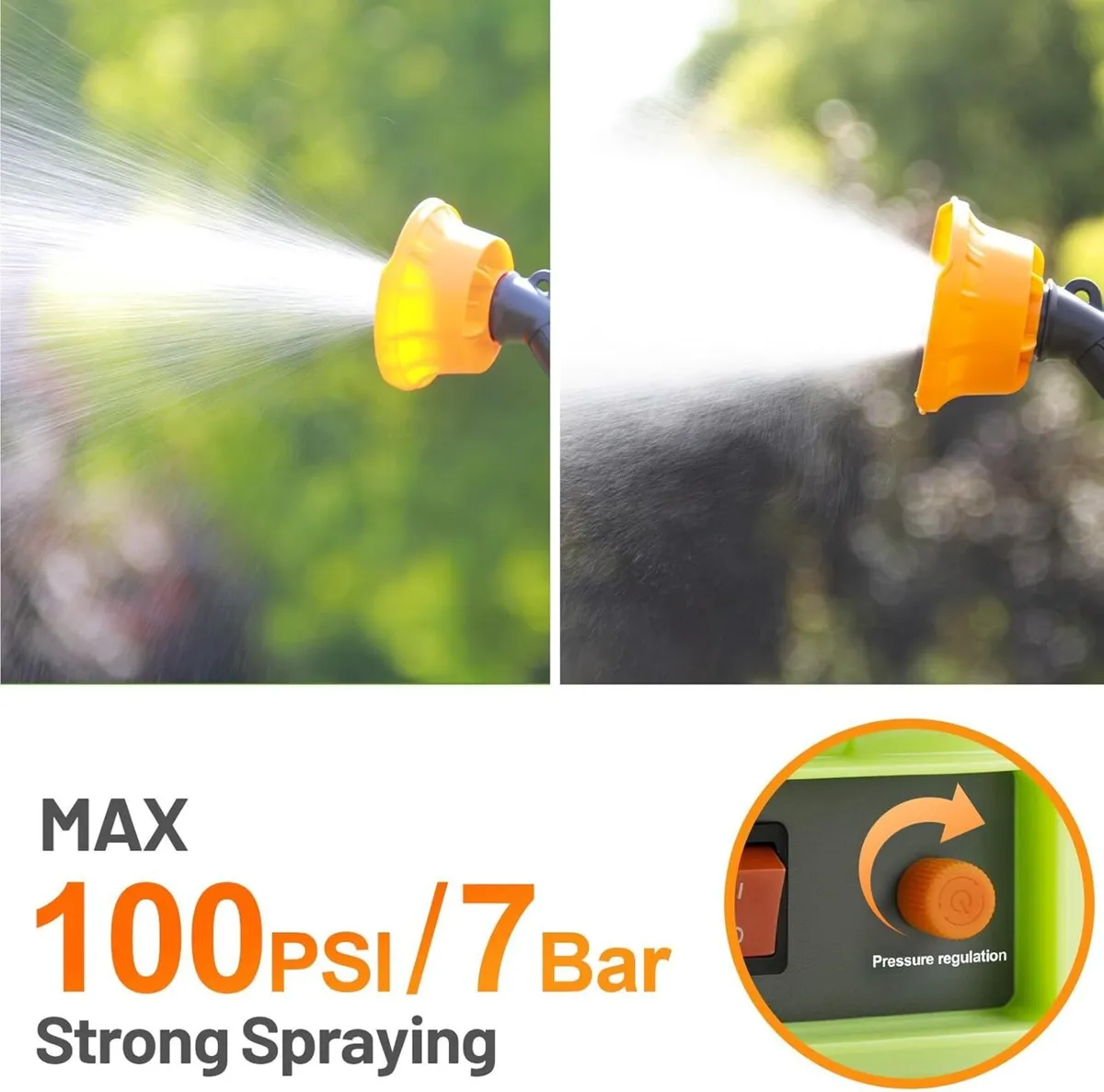 Battery Powered Knapsack Sprayer 16L 100PSI - Image 4