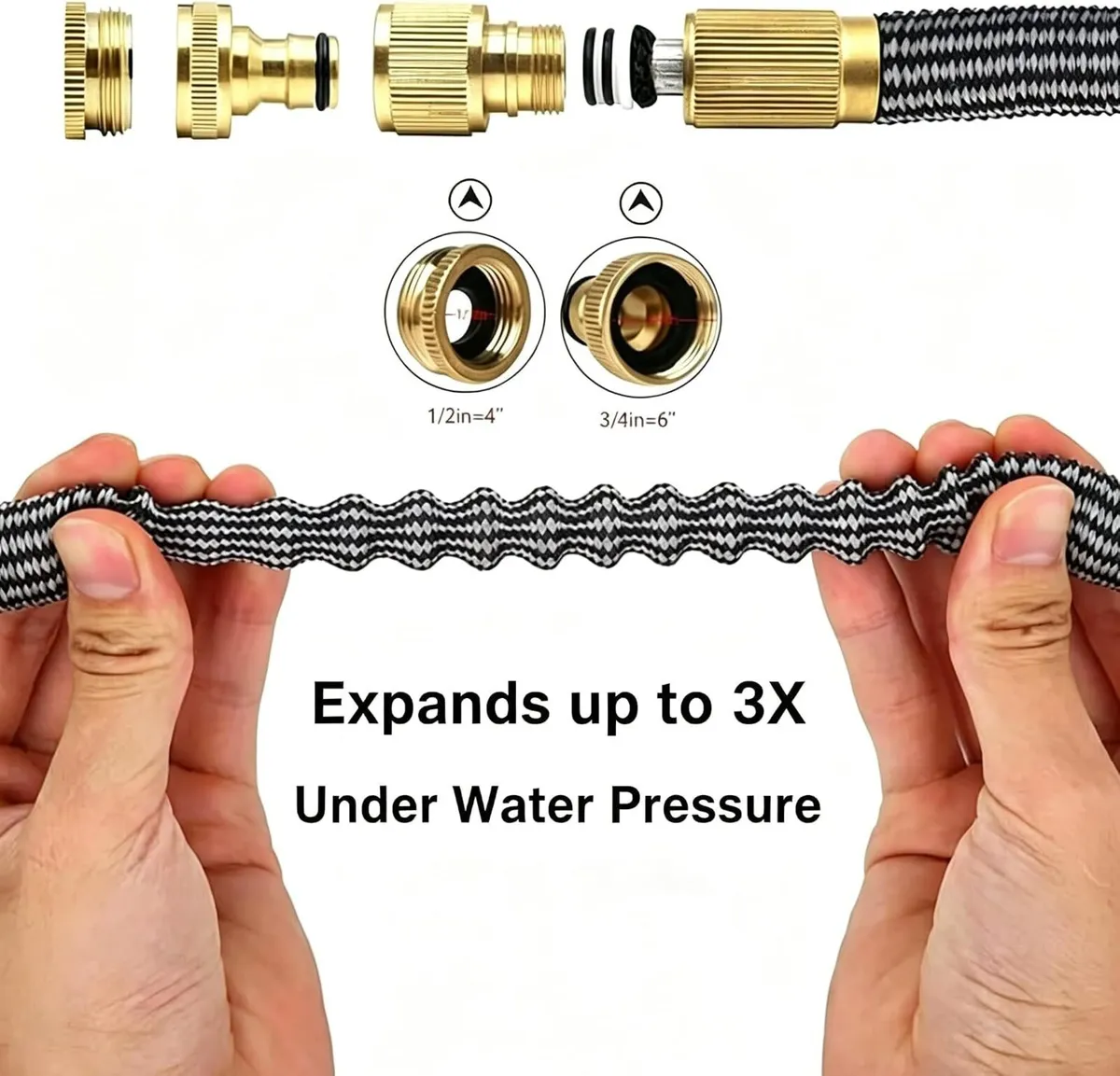 Expandable Garden Hose Leak-Proof Retractable - Image 3