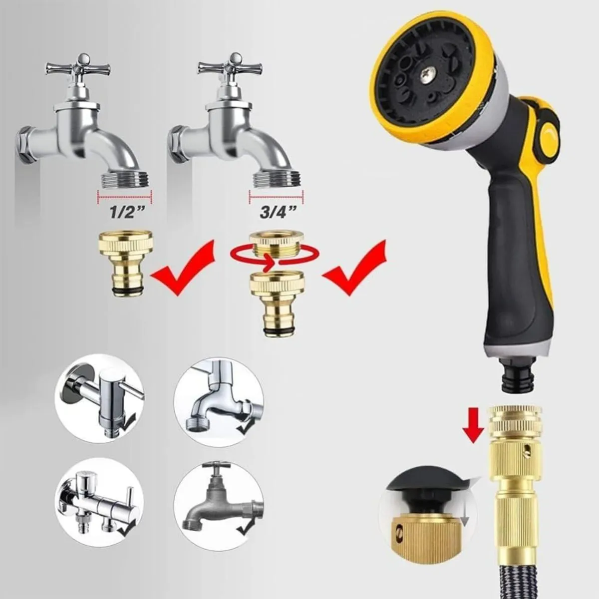 Expandable Garden Hose Leak-Proof Retractable - Image 4