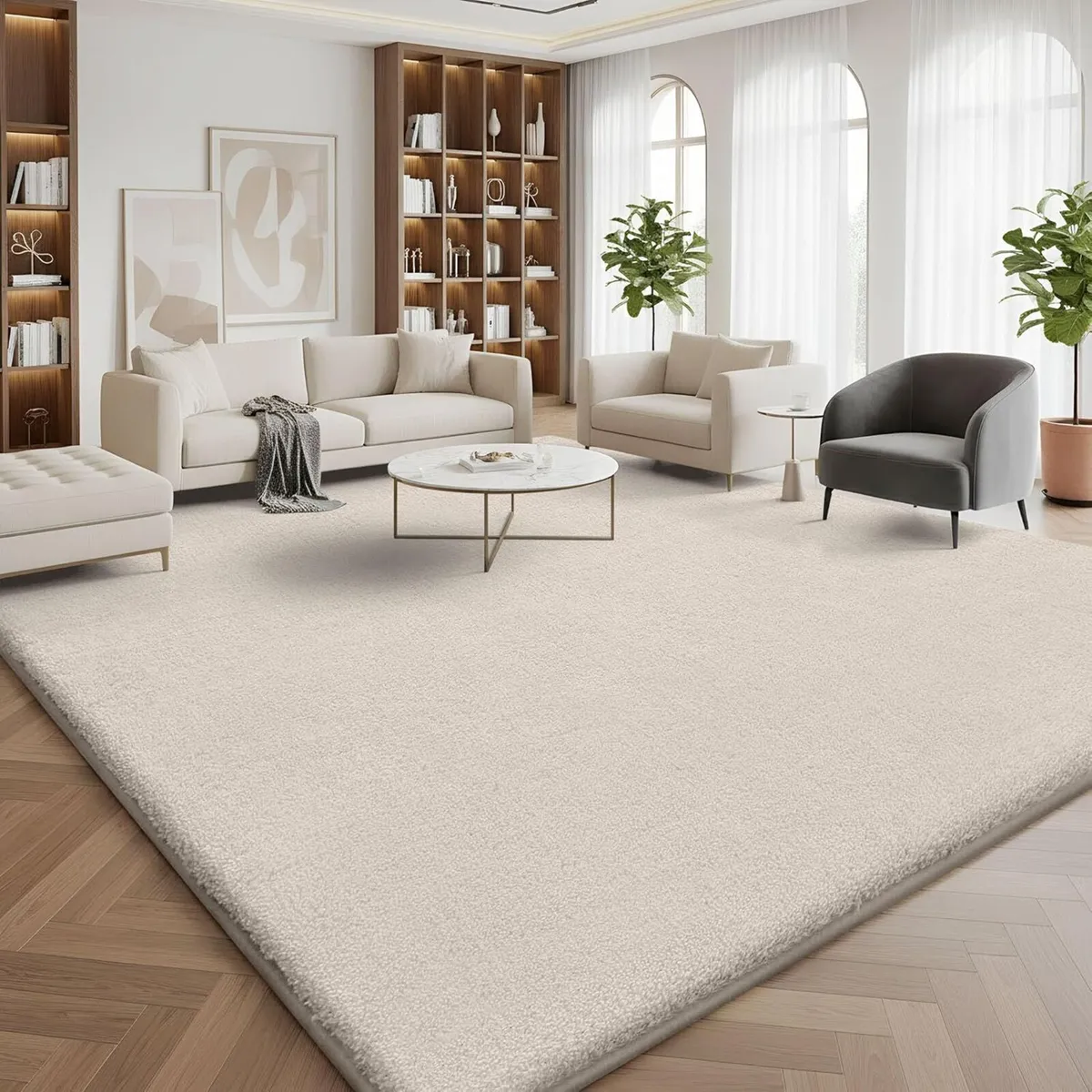Modern Large Rugs Living Room Non-Slip Carpet - Image 1