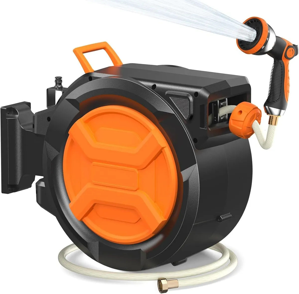Garden Hose Reel 1 2" X 30+2m Retractable - Image 1