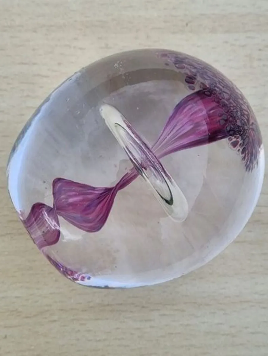 Glass paperweight by Jerpoint Glass - Image 4