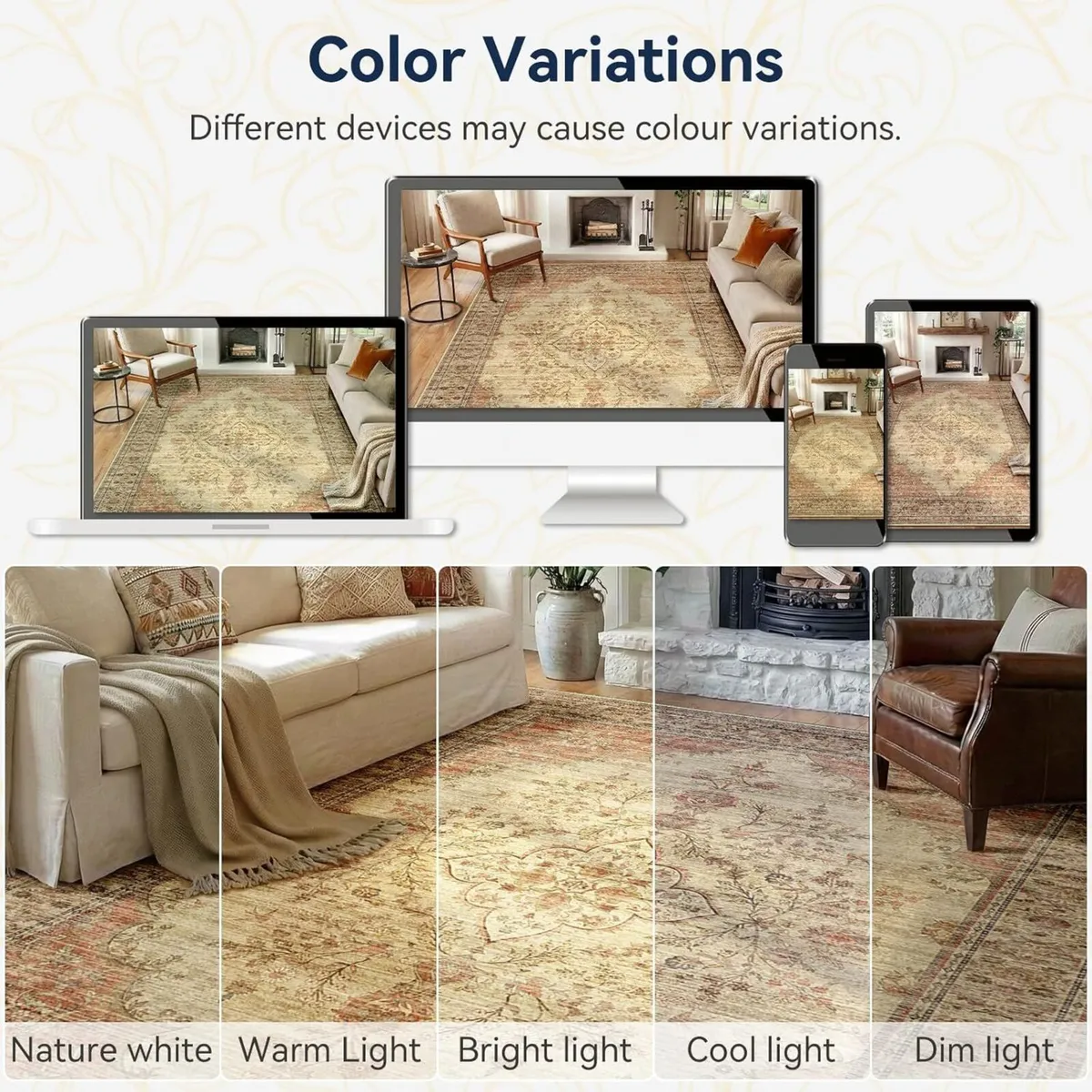 Hallway Runner Rug Washable Rugs Lving - Image 4