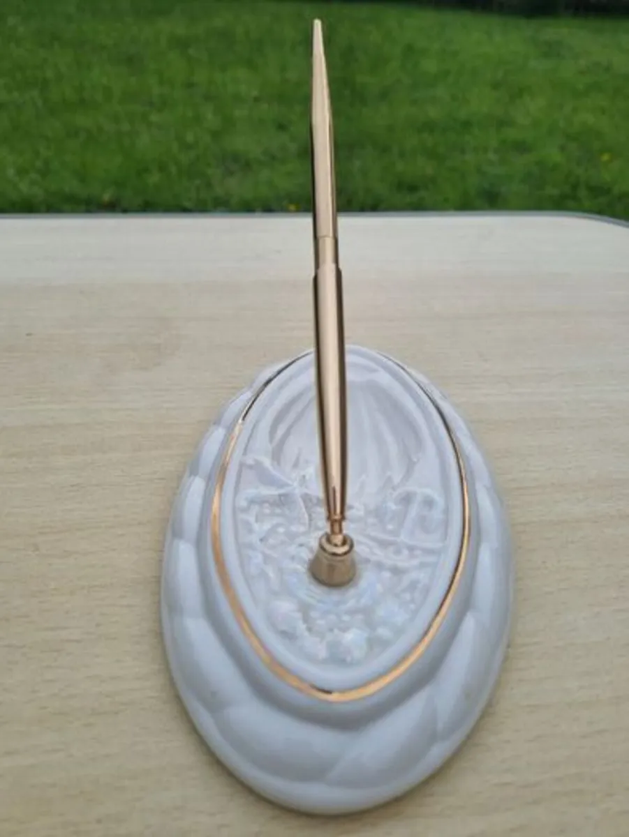 Belleek Maritime desk pen stand - Image 2