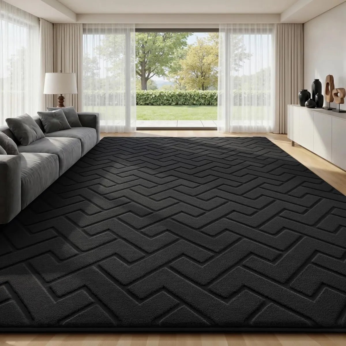 Rugs Living Room Bedroom Large Carpet Thick - Image 1