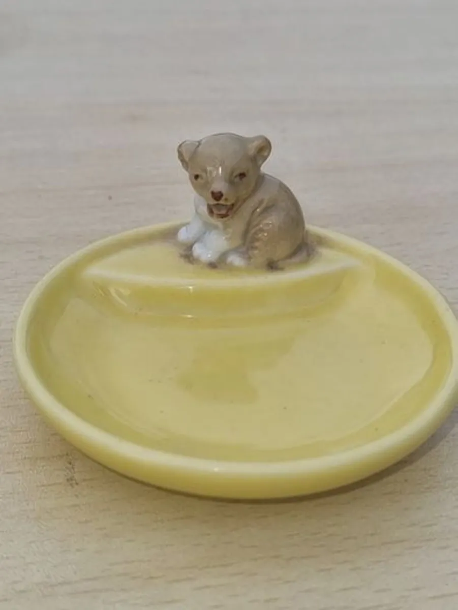 Antique porcelain trinket tray Wade Whimtray - Image 1