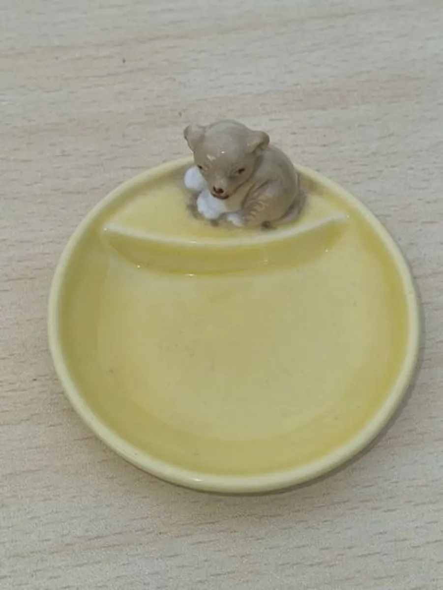 Antique porcelain trinket tray Wade Whimtray - Image 2