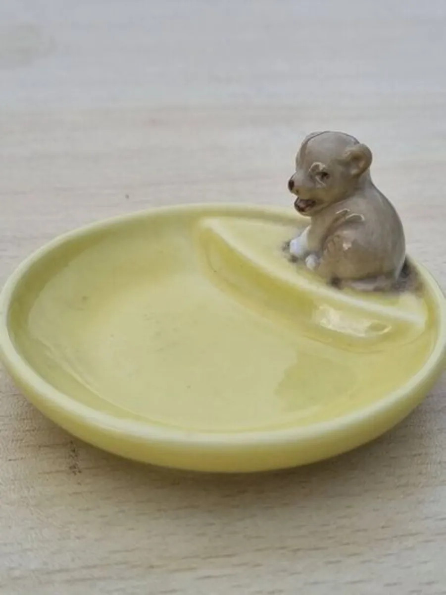 Antique porcelain trinket tray Wade Whimtray - Image 3