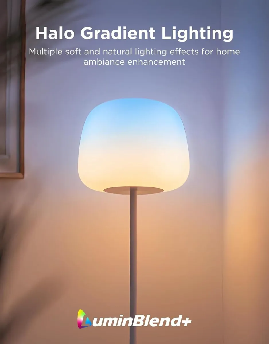 Lantern Floor Lamp Halo Gradient with Silicone - Image 2