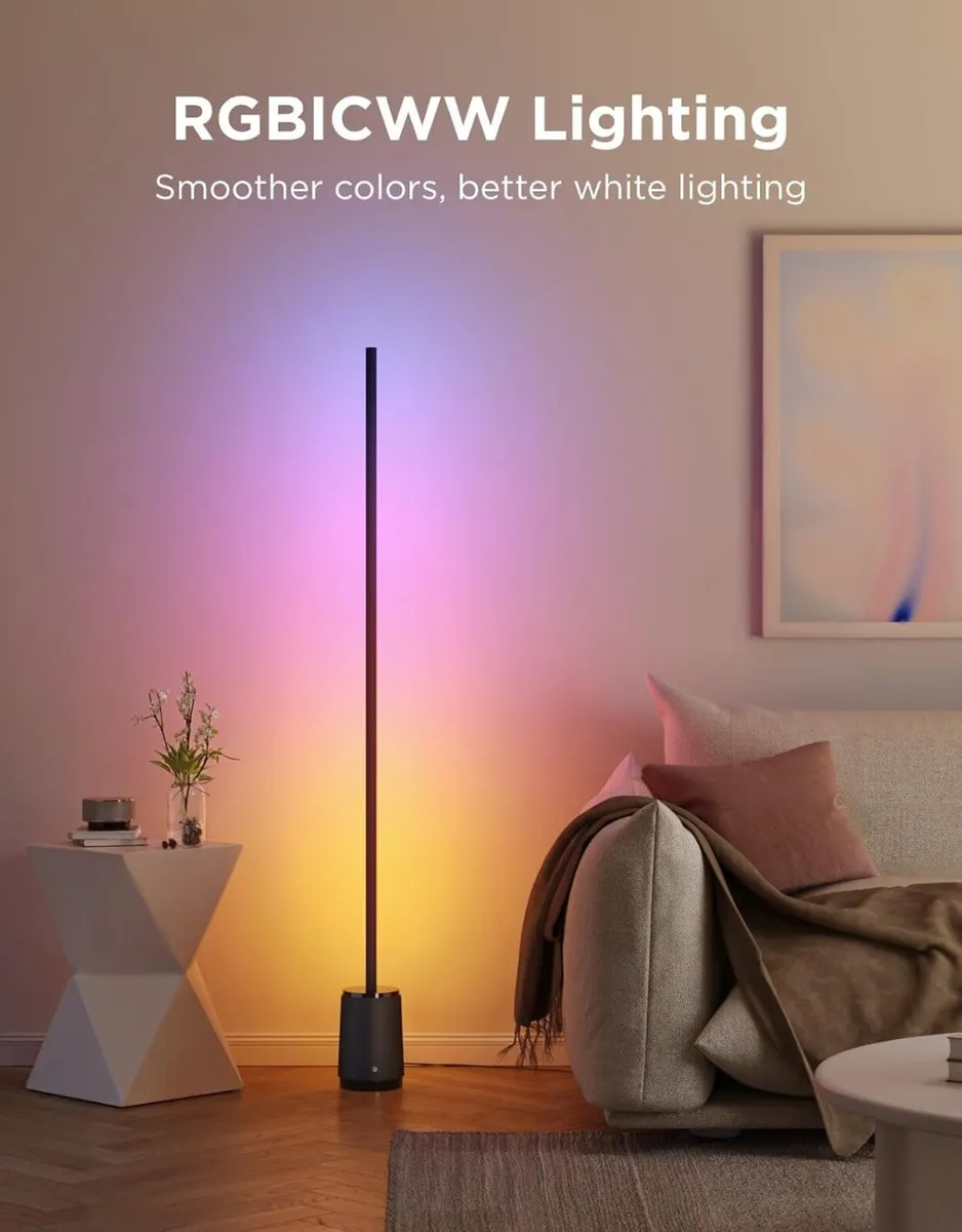 LED Floor Lamp 3 Lite Rgbicww 1400lm Smart - Image 2