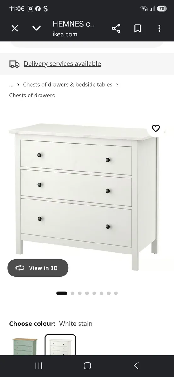 Ikea Chest of Drawers - Image 1