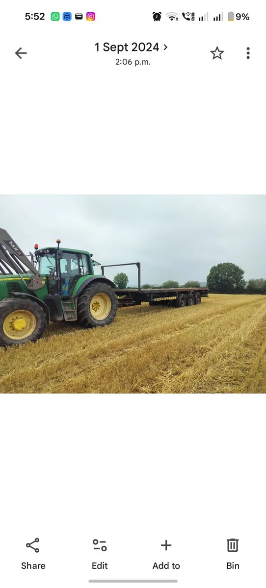 Bale trailer 32ft - Image 1