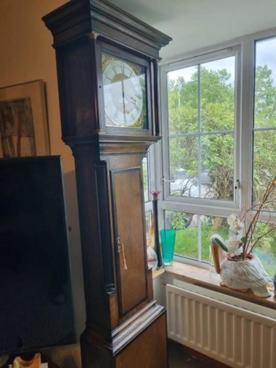 A Georgian grandfather clock - Image 3