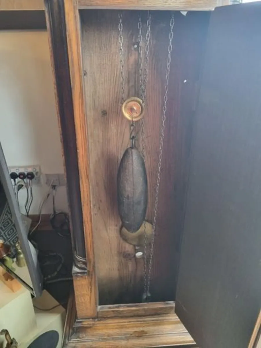A Georgian grandfather clock - Image 4