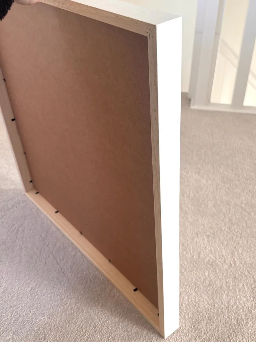 Large white real-wood frame - Image 4