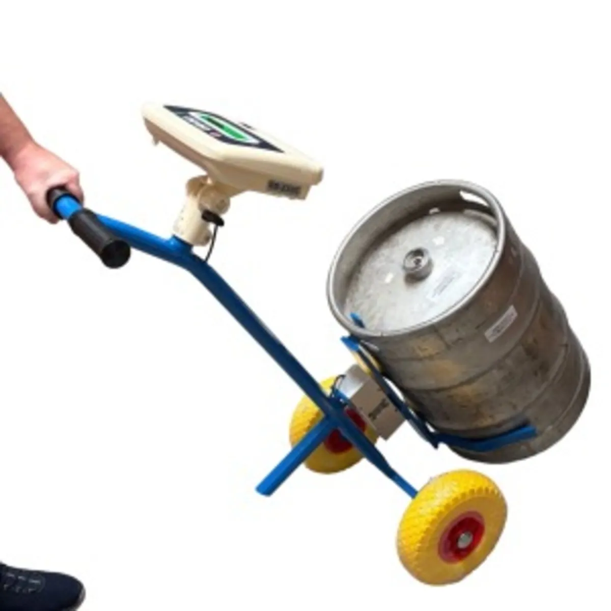 Keg Weighing Scales & Trolley - Image 1