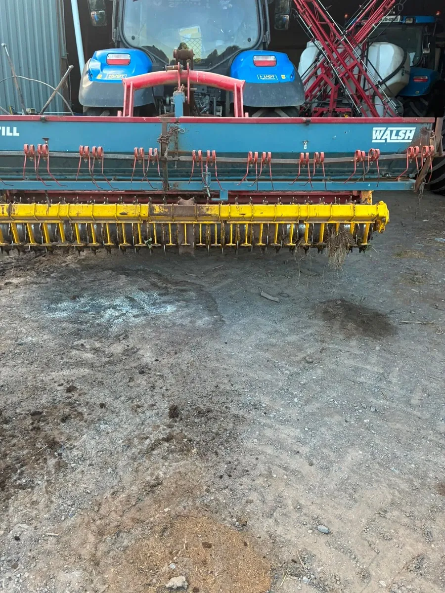 Pottinger Power Harrow & Walsh Grass Seed Box - Image 2
