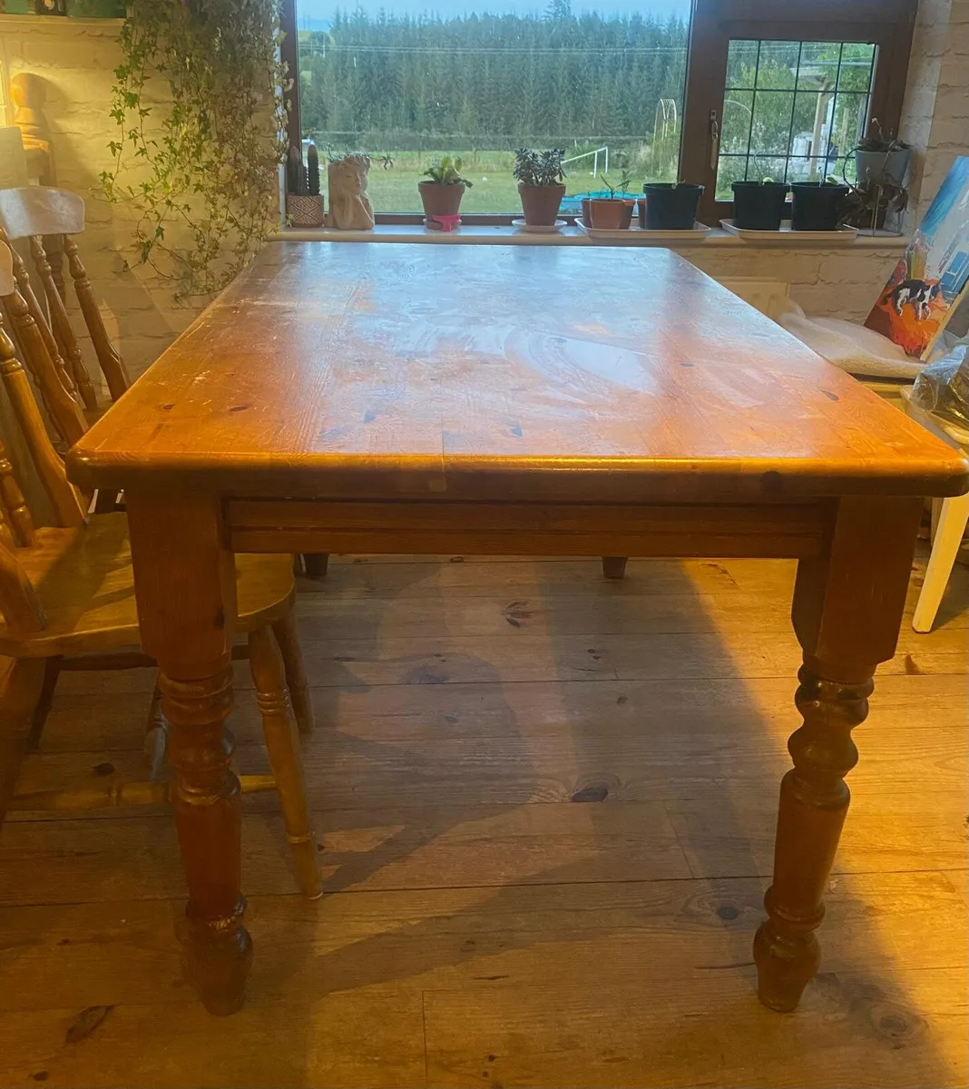Solid Pine Table - Image 3