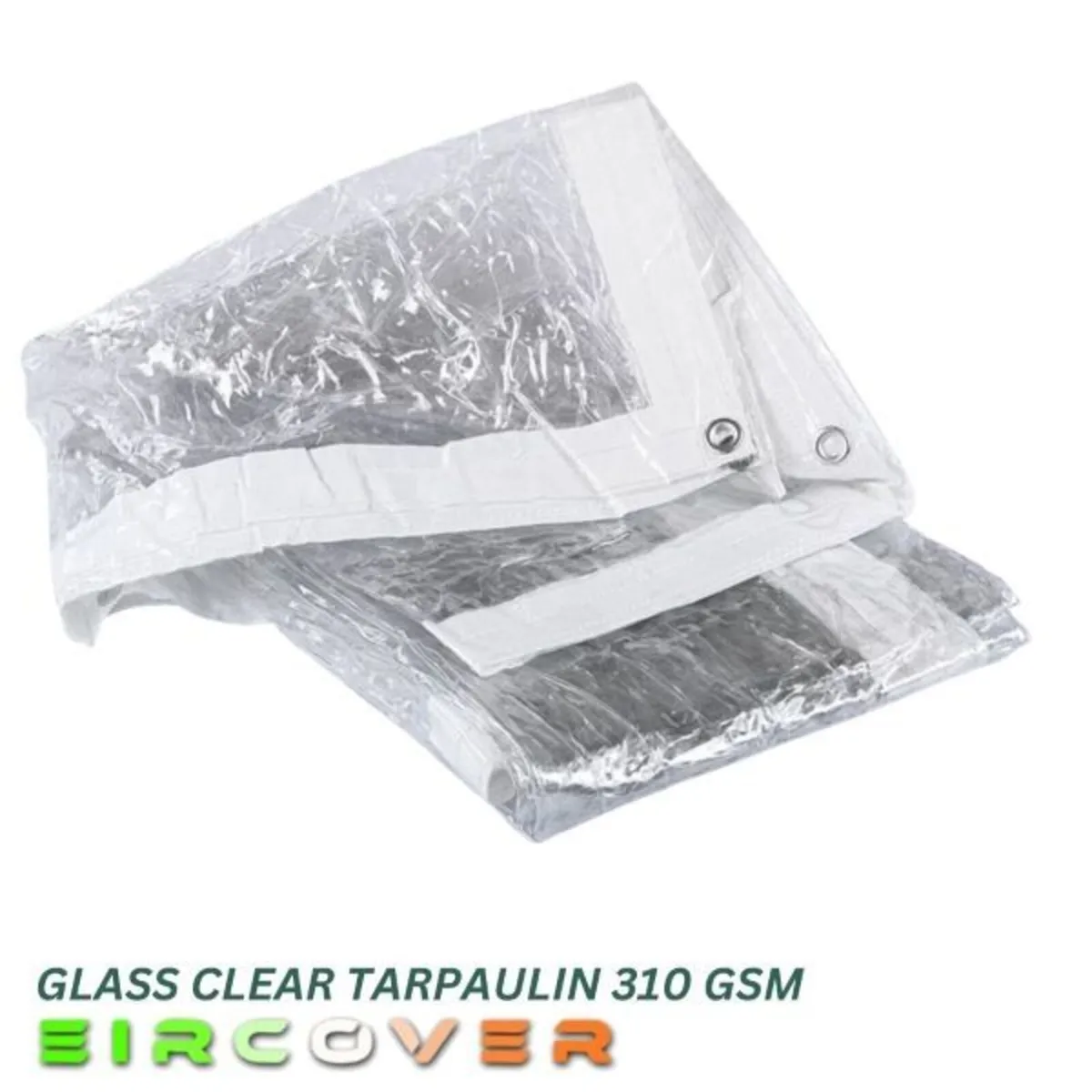 PVC Glass Clear Tarpaulin 2m x 3m (7'-10') 310 gsm - Image 4