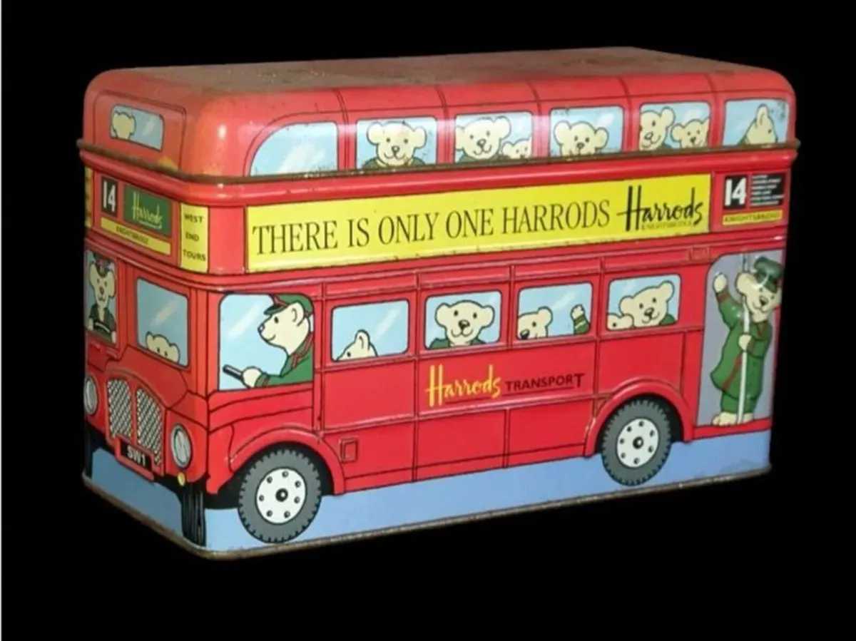 Vintage Harrods Double Decker Bus Collectible - Image 1