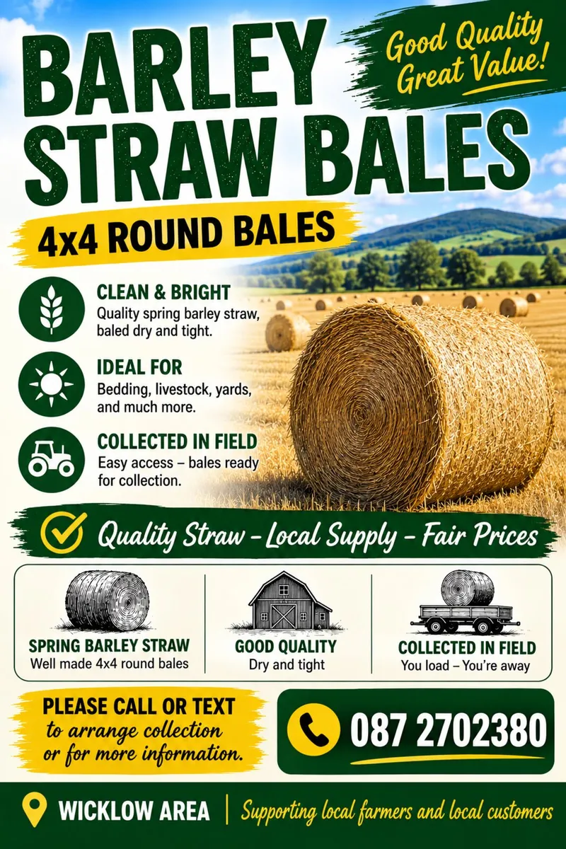 4x4 Barley Straw