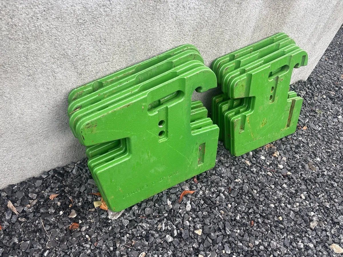 John Deere 50kg Weights - Image 2