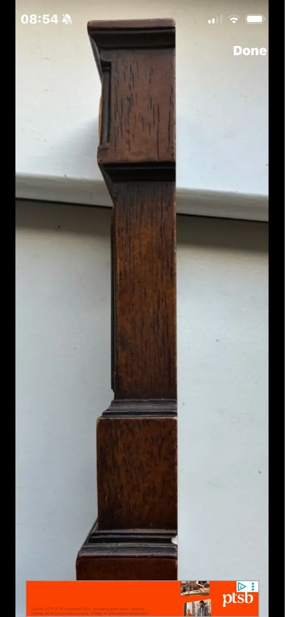 Vintage Miniature Grandfather Clock - Image 4