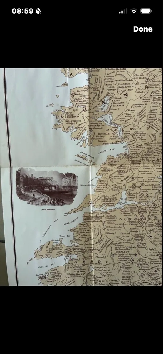 Genealogigal & Historical Map of Ireland - Image 4