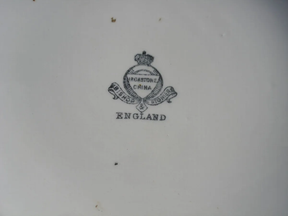 EXTRA LARGE IRONSTONE CHINA BOWL. - Image 2