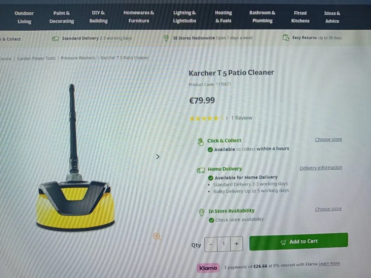 KARCHER EXTRAS T RACER PATIO CLEANER-BRAND NEW - Image 4