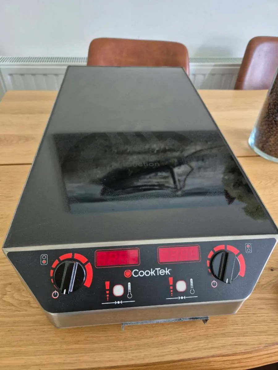 CookTek Heritage 5kW Double Induction Hob - Mint - Image 1