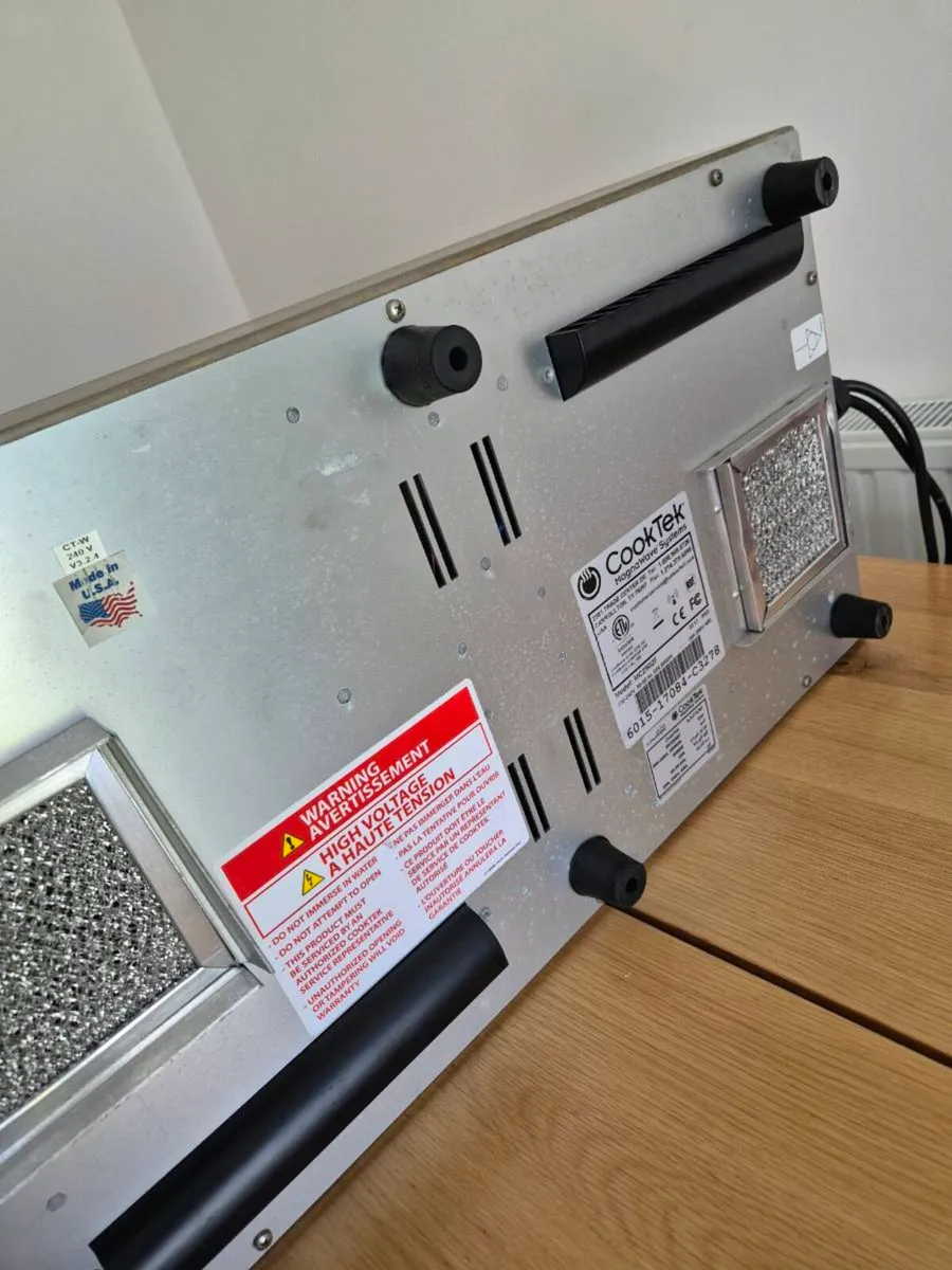 CookTek Heritage 5kW Double Induction Hob - Mint - Image 2