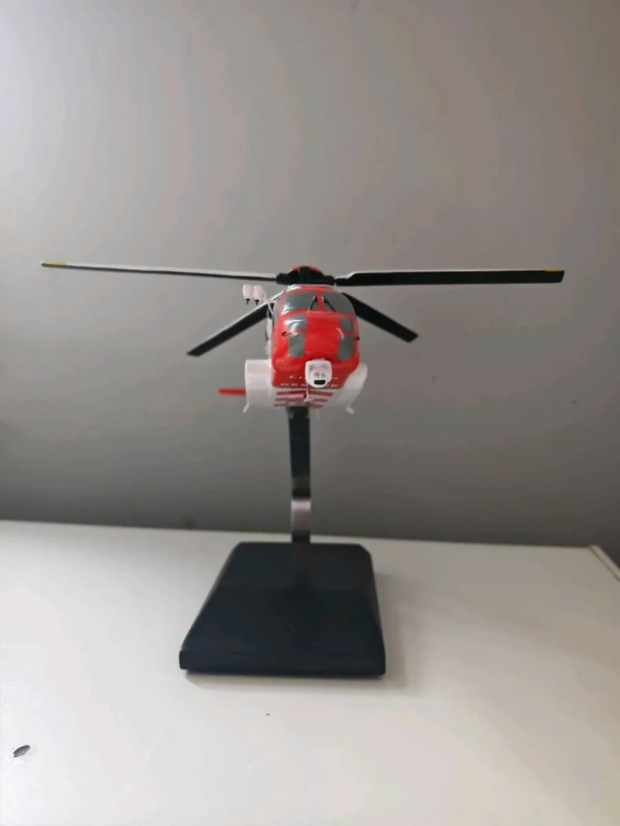 Rare Pair: Irish Coast Guard Helicopter Models (S- - Image 2
