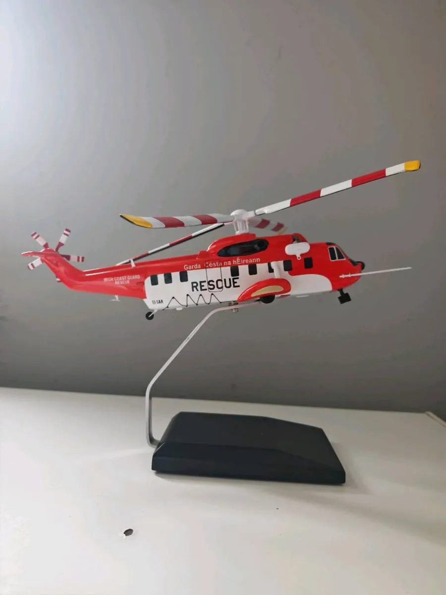 Rare Pair: Irish Coast Guard Helicopter Models (S- - Image 4