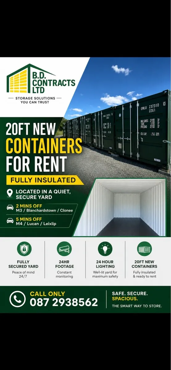 20ft containers to rent - Image 1