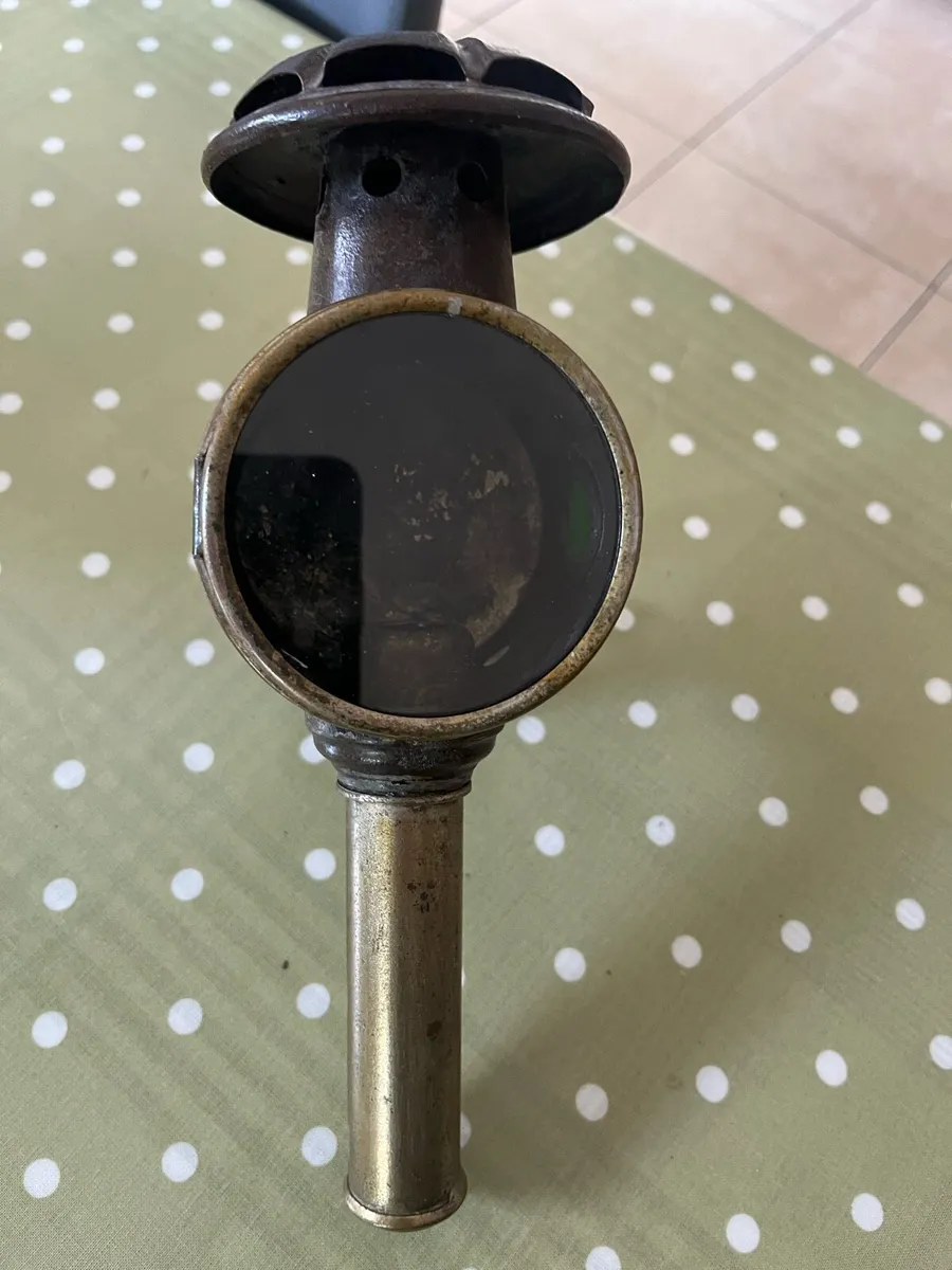 Antique Bicycle Candle Lamp - Image 1