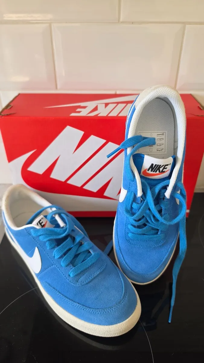 Nike Blue Suede Trainers Size 5Brand New With Box - Image 2