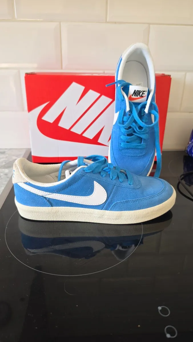 Nike Blue Suede Trainers Size 5Brand New With Box - Image 1