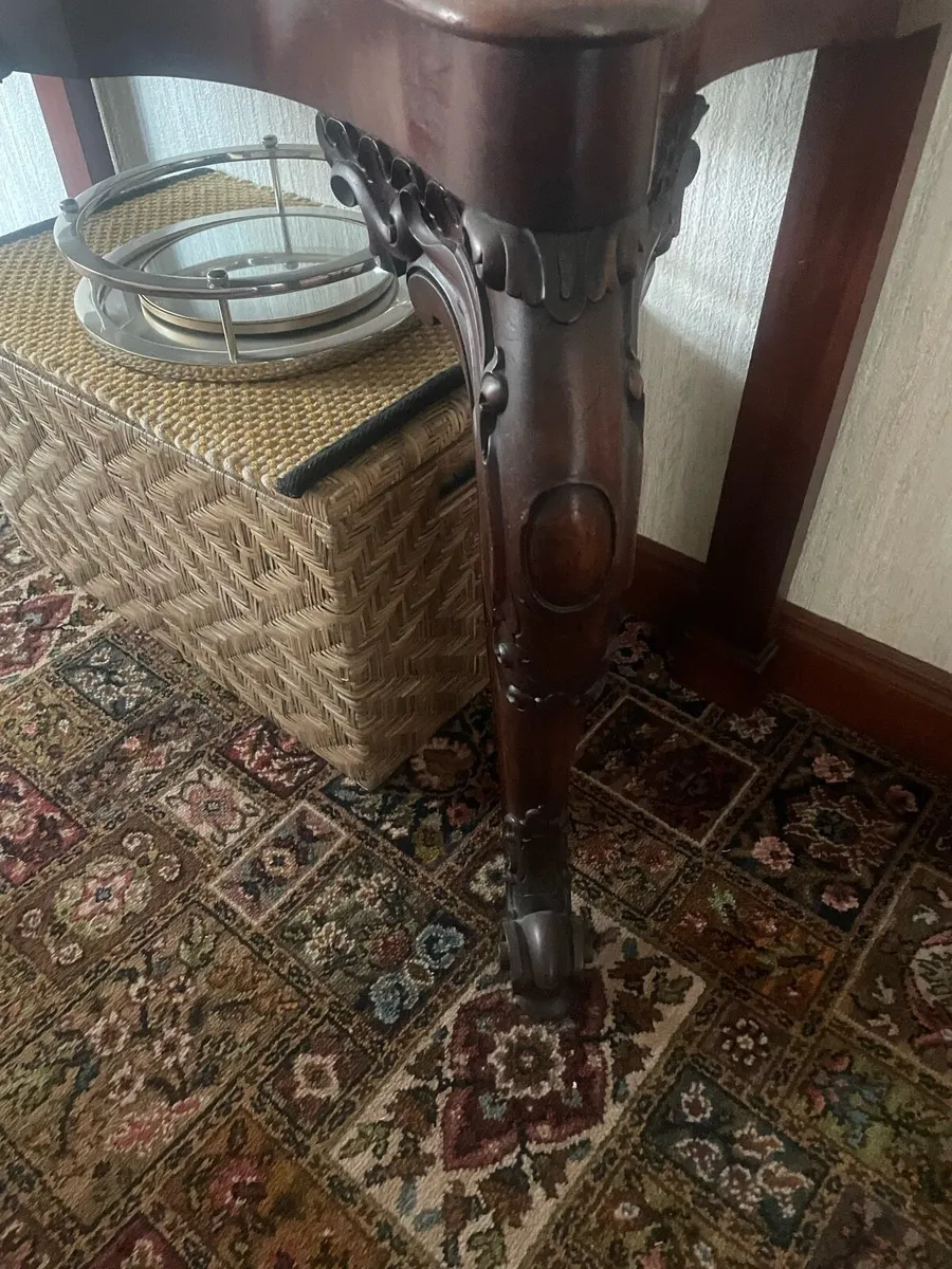 Mahogany hall table - Image 2