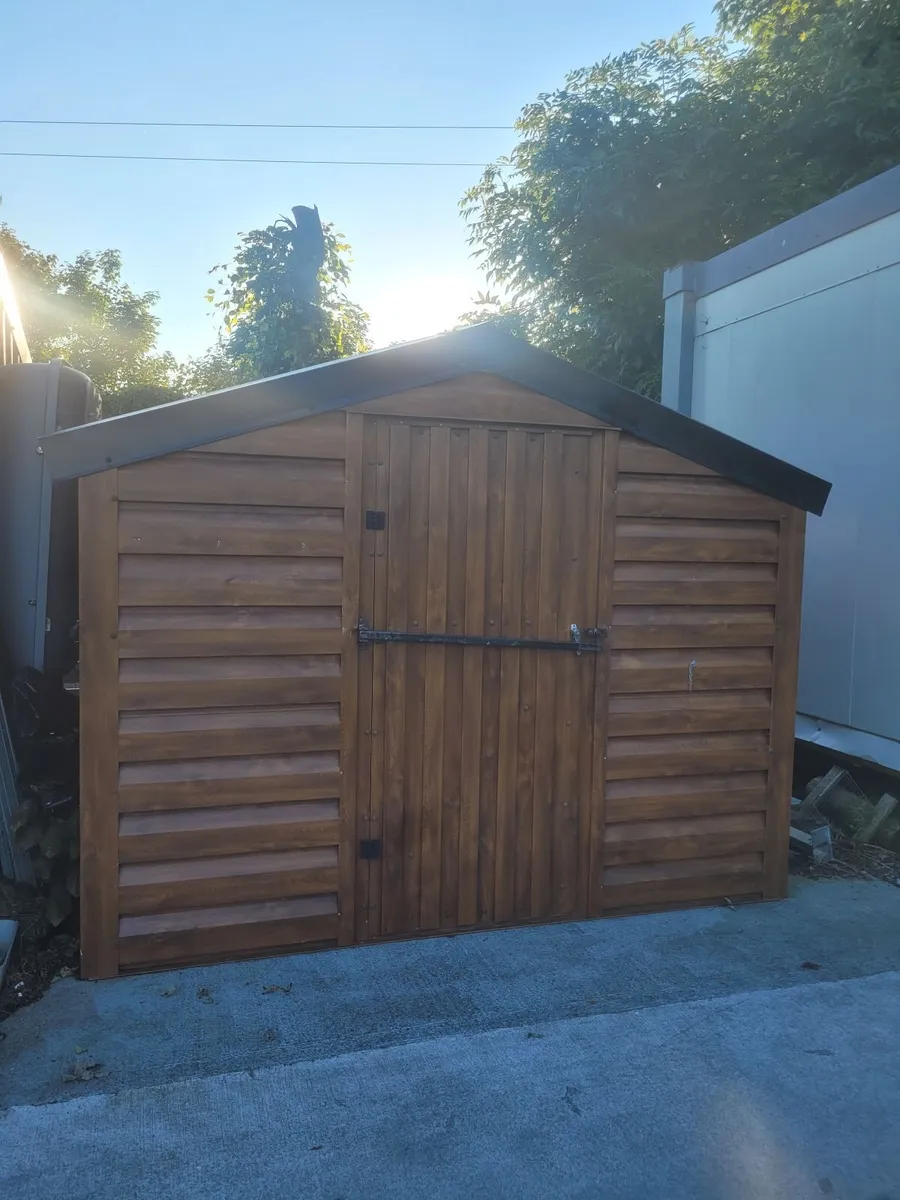 Shanette Steel Garden Shed (3m x 3.3m) - Image 1