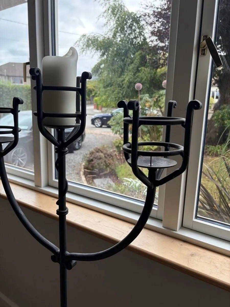 Cast Iron Candle Holder - Image 2