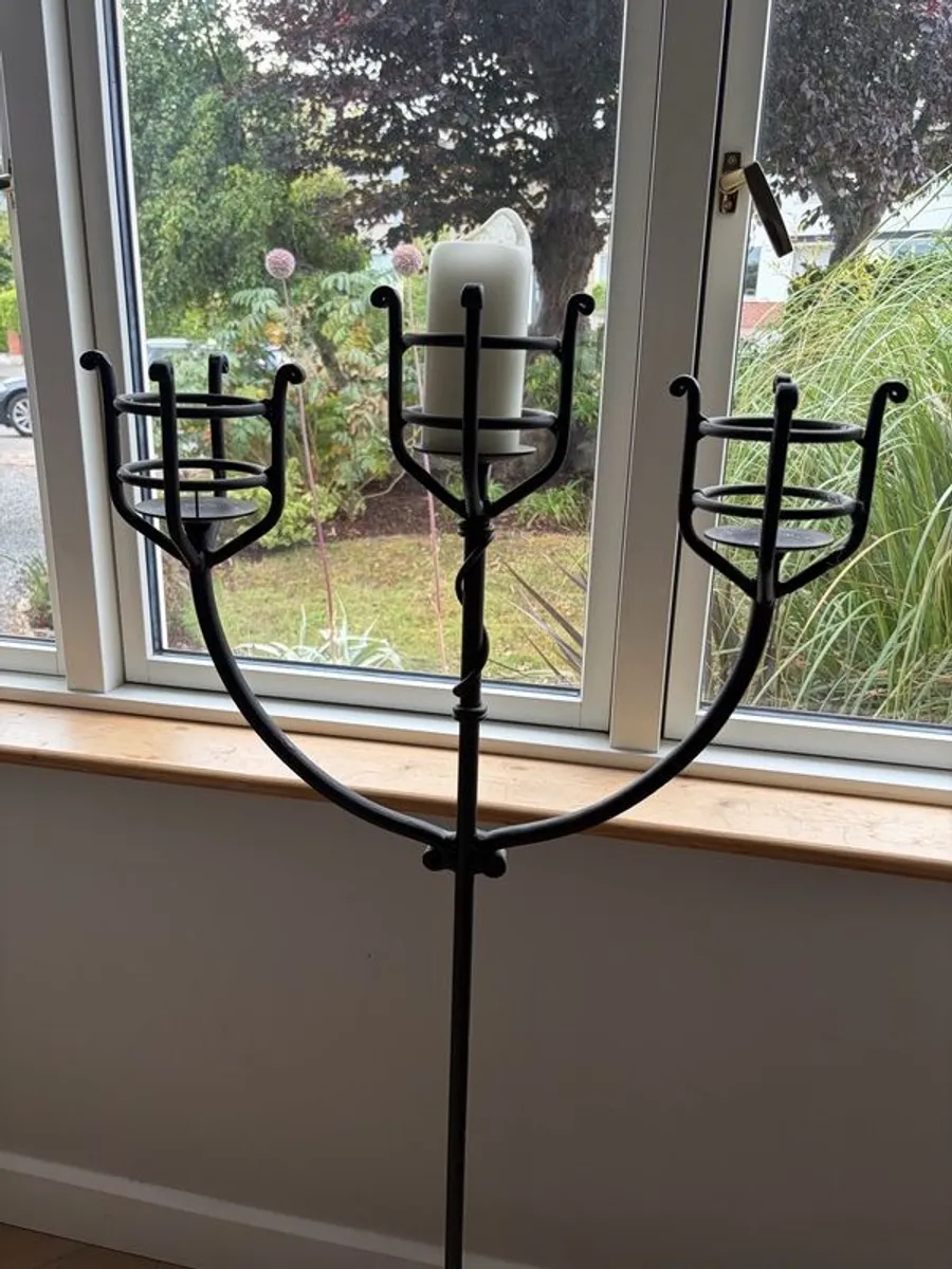 Cast Iron Candle Holder - Image 3