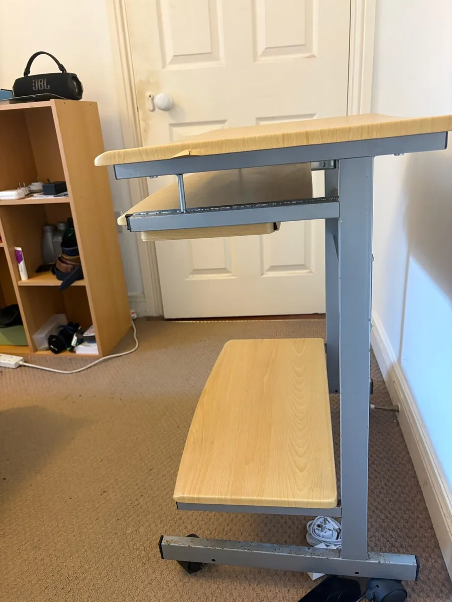 Mobile Work Desk - 3 shelves - Image 3