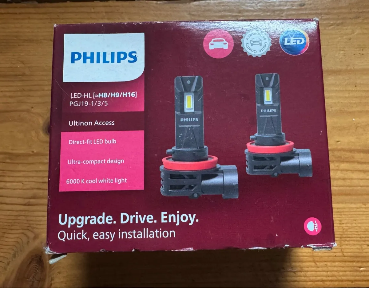 LED bulbs Philips H8 H9 H16 - Image 1